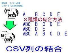 CSV列の結合