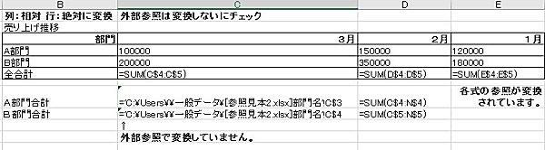 外部指定置換実行例