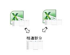 ２つのシート比較ロゴ