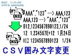 CSV囲み文字変更ロゴ