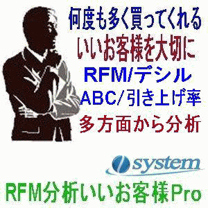 ＲＦＭ分析いいお客様Ｐroロゴ