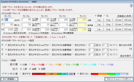 ＲＦＭシミュレート機能